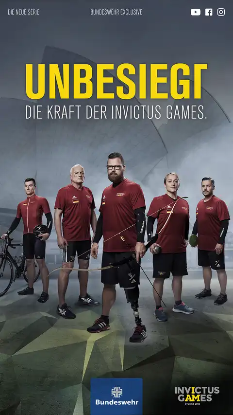Zwei Teilnehmer der Invictus Games.