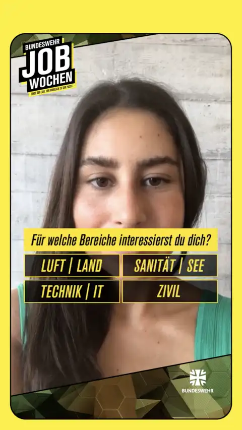 Die Bundeswehr-Kampagne auf Snapchat.