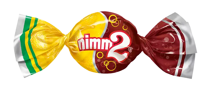 Das Bonbon "nimm 2" der Firma Storck