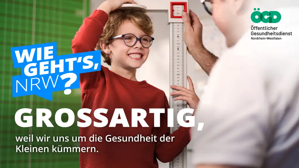 Kampagnenmotiv: Grossartig, weil wir uns um die Gesundheit der Kleinen kümmern.