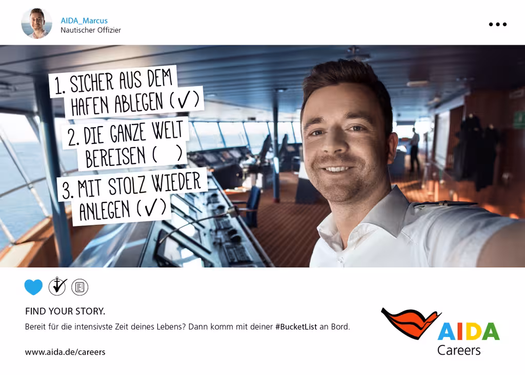 Screenshot AIDA Careers