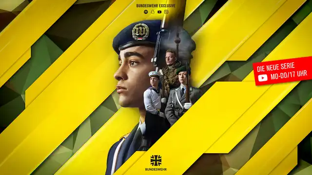 Das Werbeplakat zur Bundeswehr -Serie "Wachbataillon".