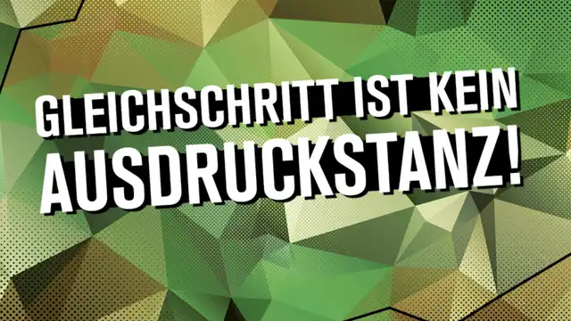 Grafik Kachel Gleichschritt