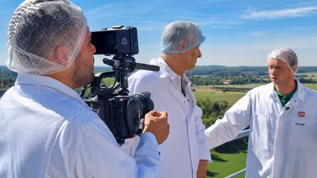 Videodreh auf dem Land