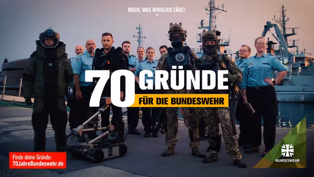 KeyVisual 70 Jahre Bundeswehr
