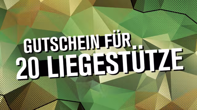 Grafik Gutschein Liegestütze