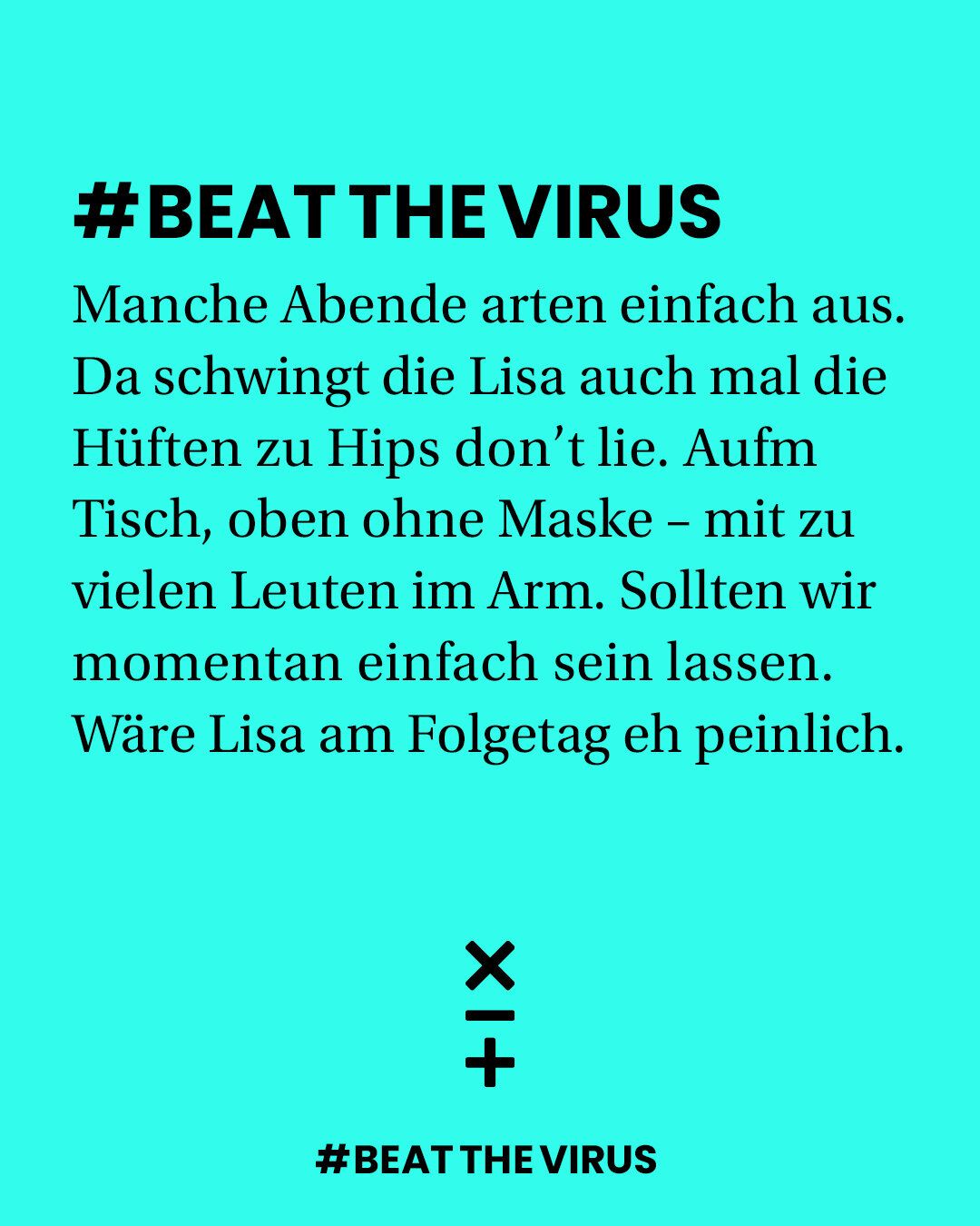 Beat the virus Motiv 27