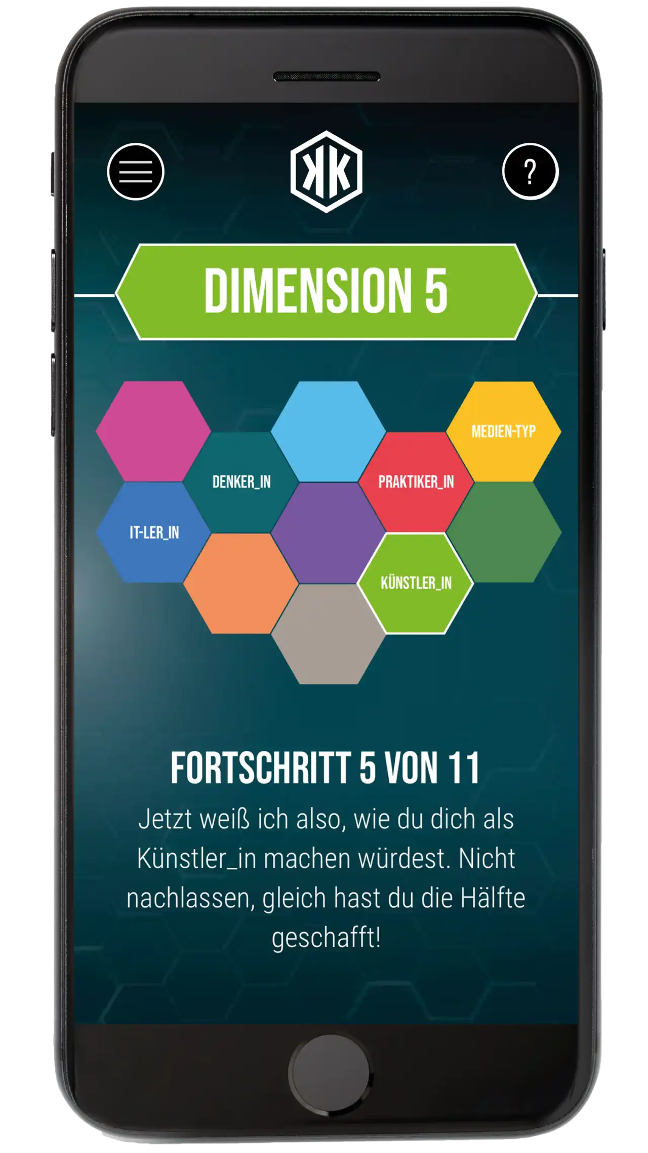 Eine Ansicht aus dem Beruferadar.