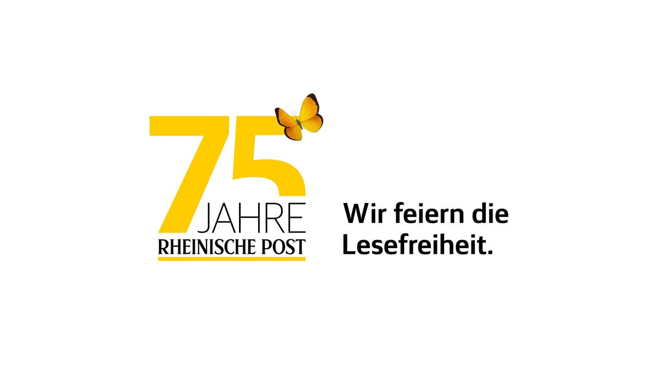 75 Jahre Rheinische Post. Wir feiern die Lesefreiheit.