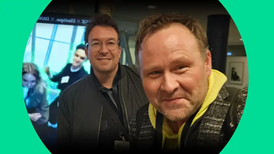 Jörg Wolf und Roman Rösler, beide Mitarbeiter der Castenow GmbH in Düsseldorf