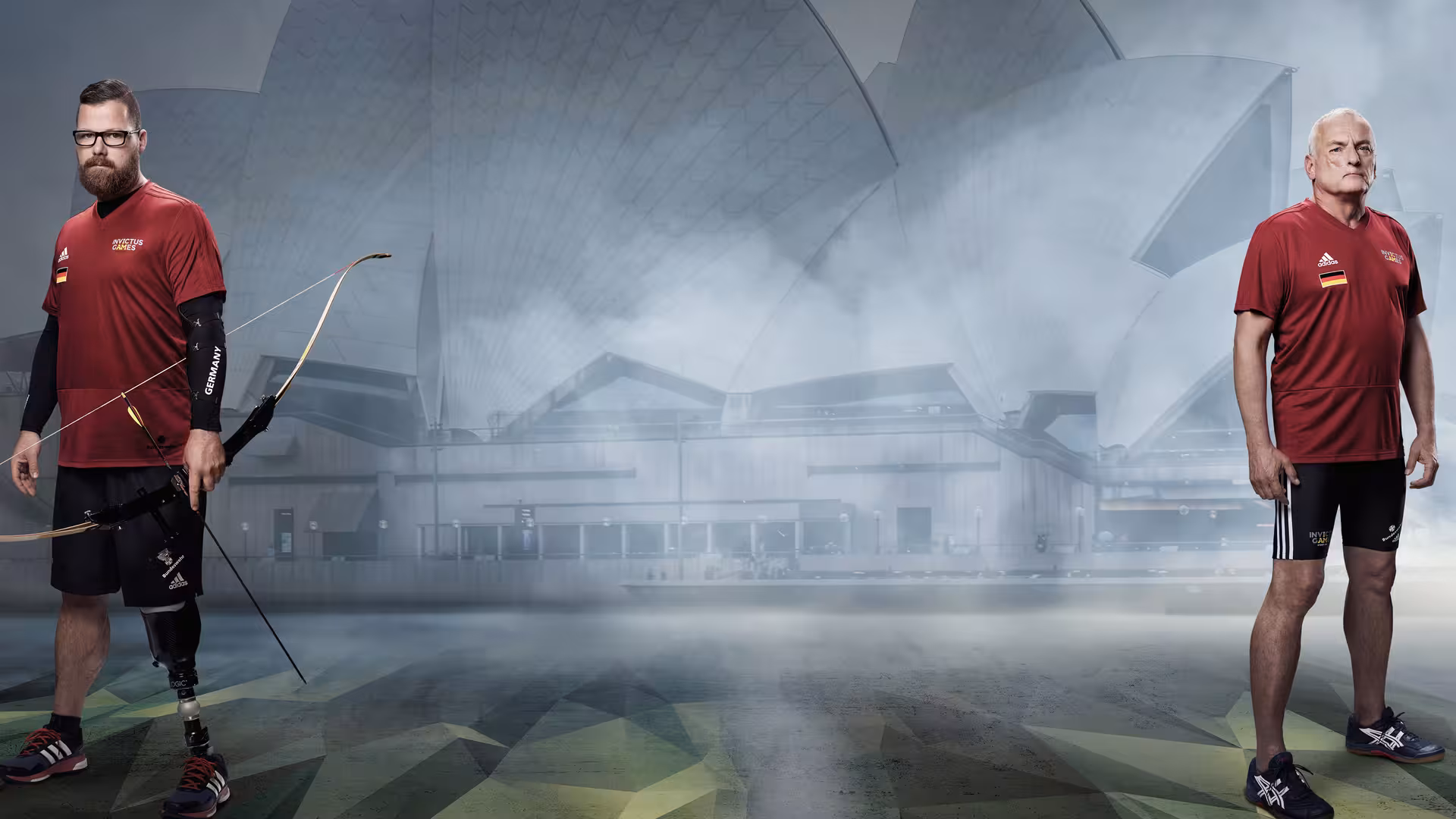 Zwei Teilnehmer der Invictus Games.
