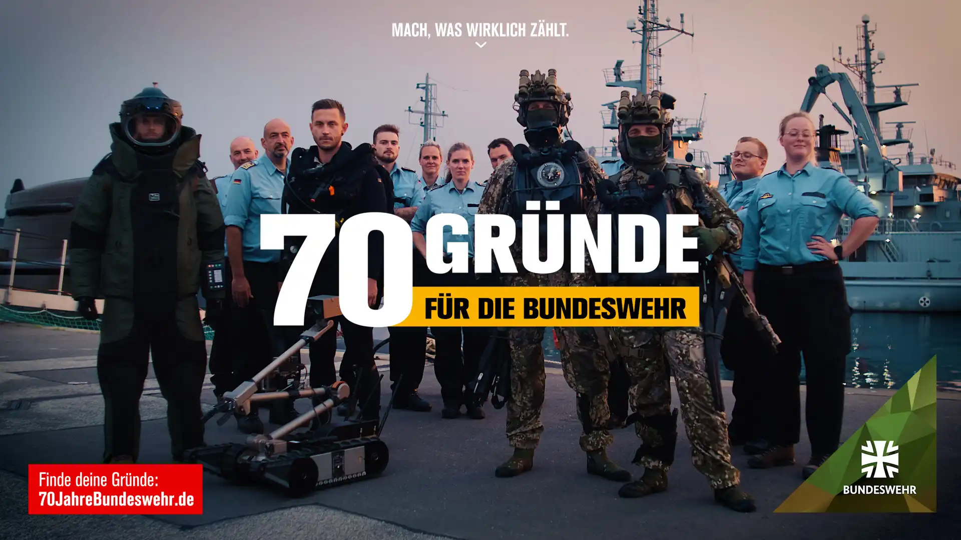 KeyVisual 70 Jahre Bundeswehr
