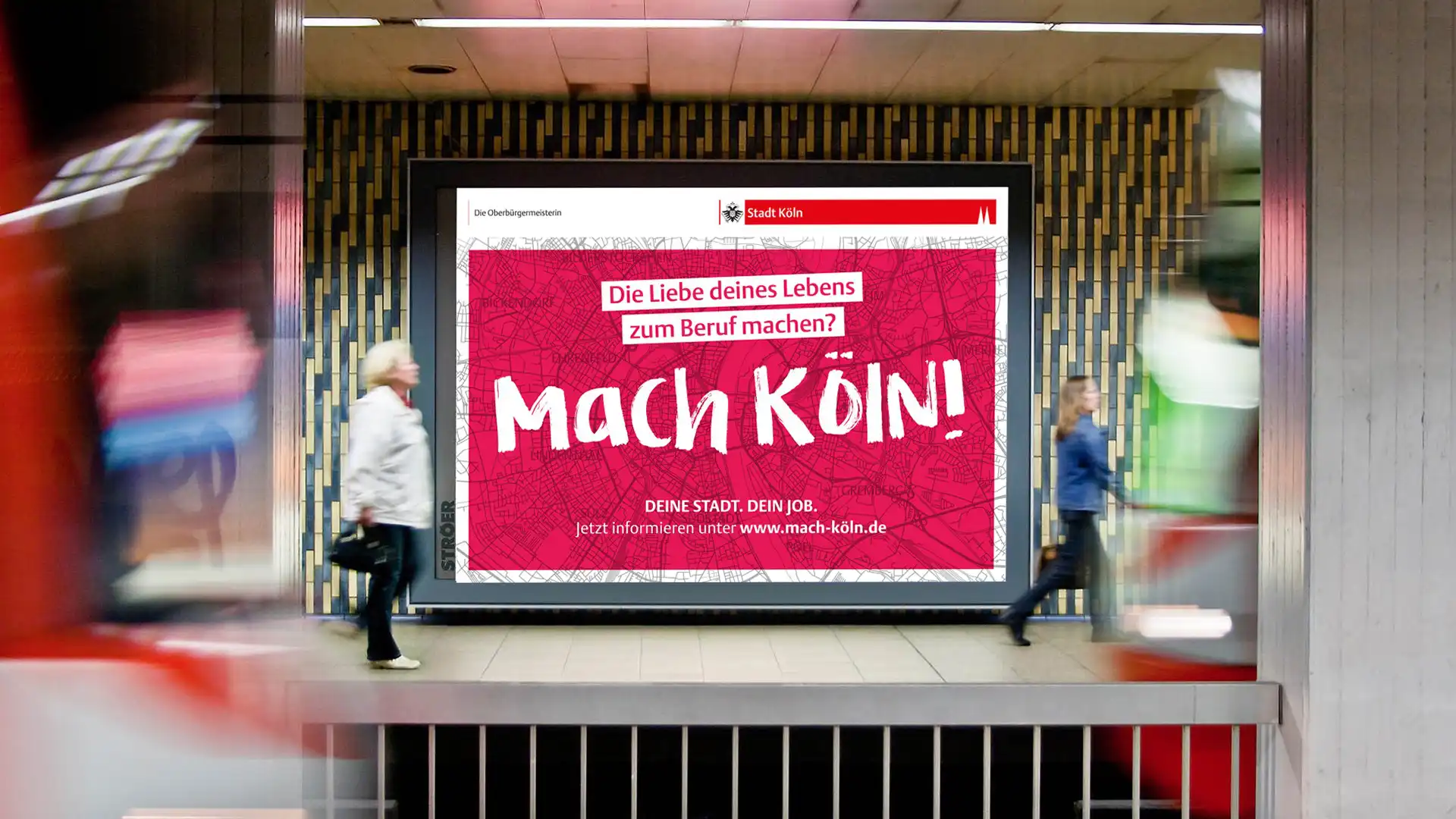 Stadt Köln Motiv Citylights