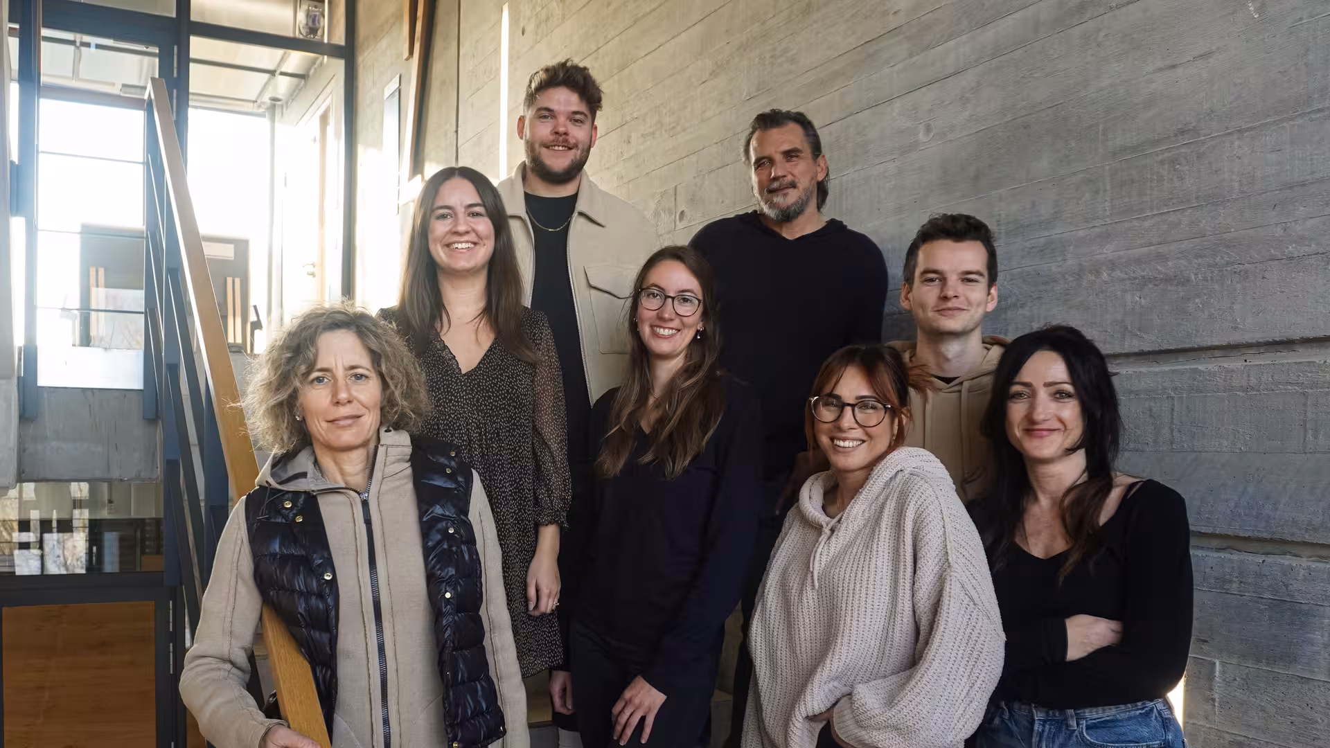 Das achtköpfige Projektteam von Castenow für REHYER  (v.li.n.re.): S. Castenow, A. Rudenko,T. Dißmann, R. Maier, D. Weber, C. Bohle, J. Hinkel, V. Meier