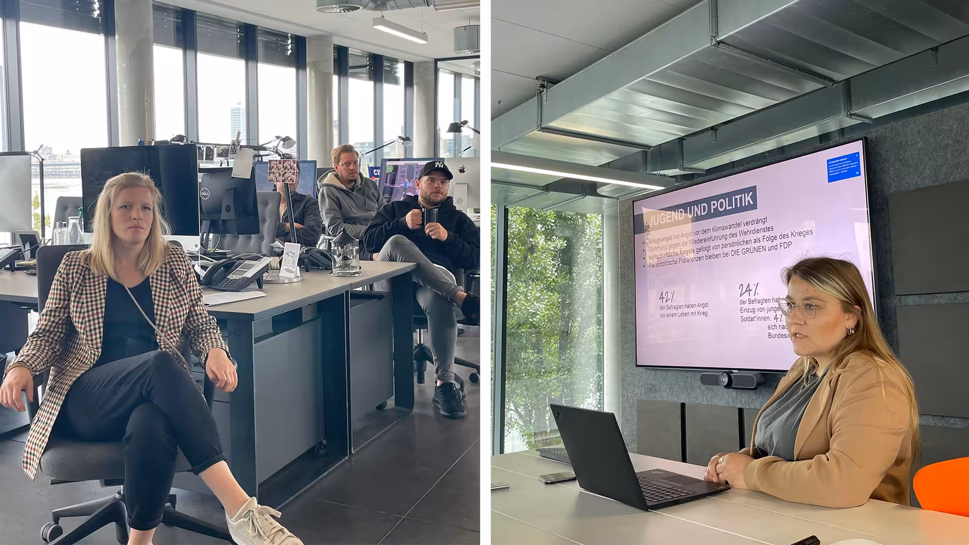 Mitarbeiter von Castenow in einer gemeinsamen Schulung.