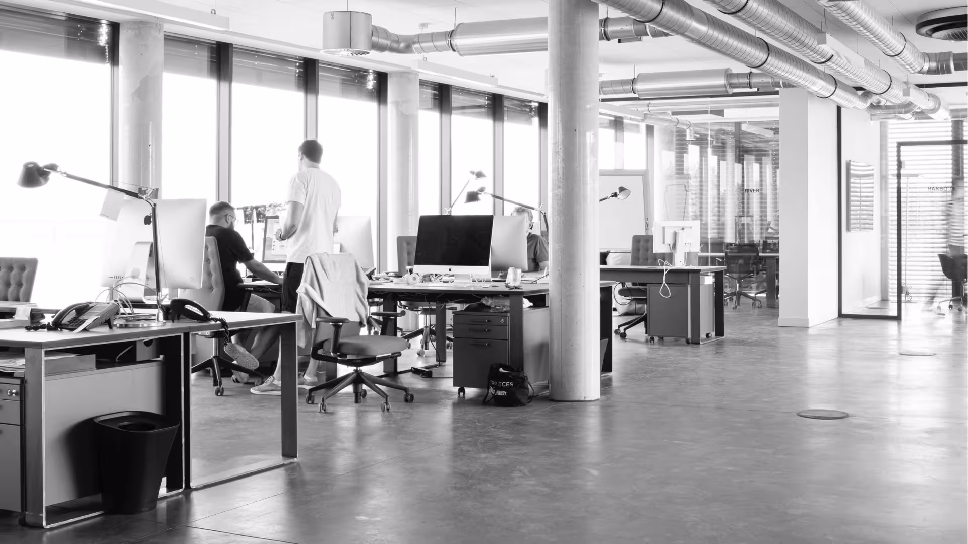 Blick in die Büroräume